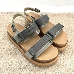 Melissa / NK Green Chunky Platform Sandals Women’s Size 9